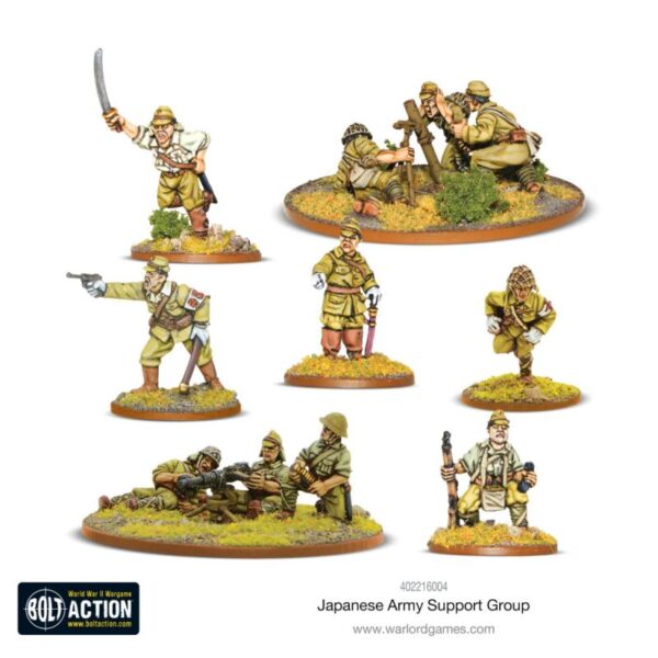 Warlord Games Bolt Action   Japanese Army support group - 402216004 - 5060572506893