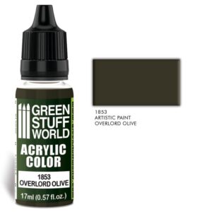Green Stuff World    Acrylic Color OVERLORD OLIVE - 8436574502121ES - 8436574502121