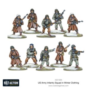 Warlord Games Bolt Action   US Army Infantry Squad in Winter Clothing - 402213003 - 5060393702528