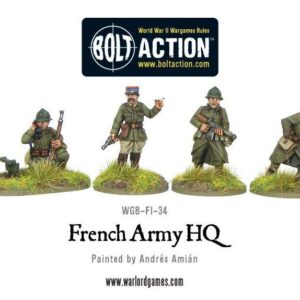 Warlord Games Bolt Action   French Army HQ - WGB-FI-34 - 5060393701477
