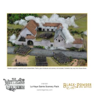 Warlord Games Black Powder Epic Battles   Black Powder Epic Battles: Waterloo - La Haye Sainte Scenery Pack - 318810001 - 5060917990127
