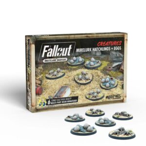 Modiphius Fallout: Wasteland Warfare   Fallout: Wasteland Warfare - Creatures: Mirelurk Hatchlings & Eggs - MUH052007 - 5060523342792