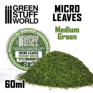 Green Stuff World    Micro Leaves - Medium green Mix - 8435646501079ES - 8435646501079