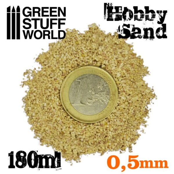 Green Stuff World    Fine Hobby Sand 180ml - Natural - 8436554366767ES - 8436554366767