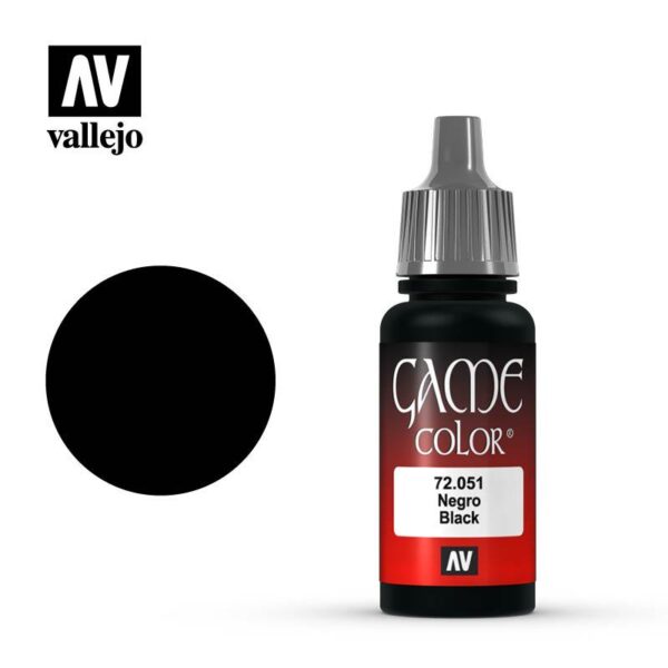 Vallejo    Game Color: Black - VAL72051 - 8429551720519