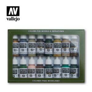 Vallejo    Vallejo Model Color Set - WWII German Camouflage (x16) - VAL70114 - 8429551701143