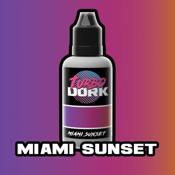 Turbo Dork    Turbo Dork: Miami Sunset Turboshift Acrylic Paint 20ml - TDMIACSA20 - 631145994888
