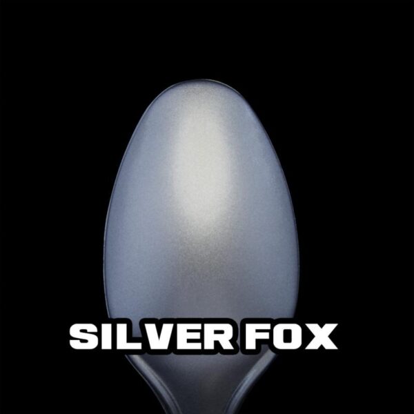 Turbo Dork    Turbo Dork: Silver Fox Metallic Acrylic Paint 20ml - TDSIFMTA20 - 631145995014