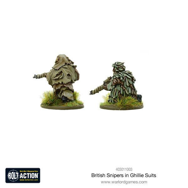 Warlord Games Bolt Action   British Snipers in Ghillie suits - 403011003 - 5060393706434