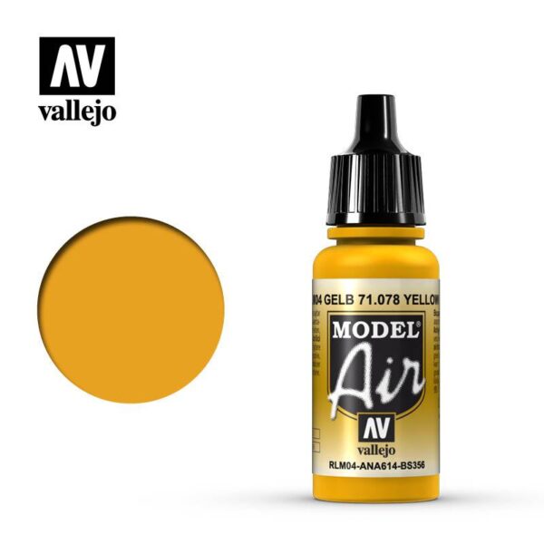 Vallejo    Model Air: Yellow RLM04 - VAL078 - 8429551710787