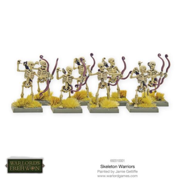 Warlord Games Warlords of Erehwon   Warlords of Erehwon: Skeleton Warriors - 692010001 - 5060572502246