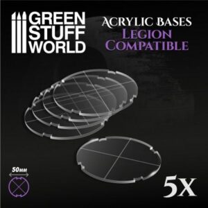 Green Stuff World    Acrylic Bases - Round 50 mm - 8435646502496ES - 8435646502496