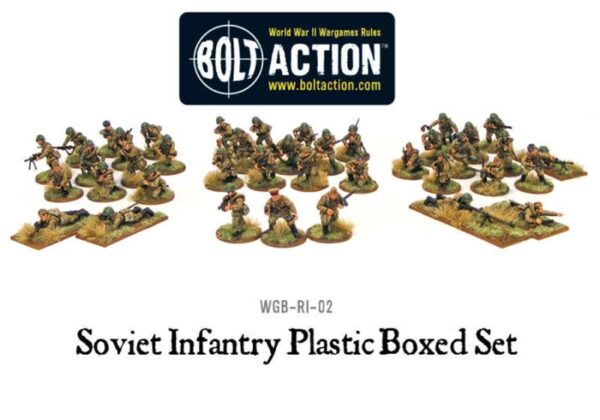 Warlord Games Bolt Action   Soviet Infantry (40) - 402014003 - 5060200844427