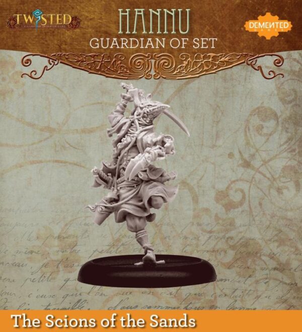 Demented Games Twisted: A Steampunk Skirmish Game   Guardian of Set Dervish Hannu (Resin) - RER101 -