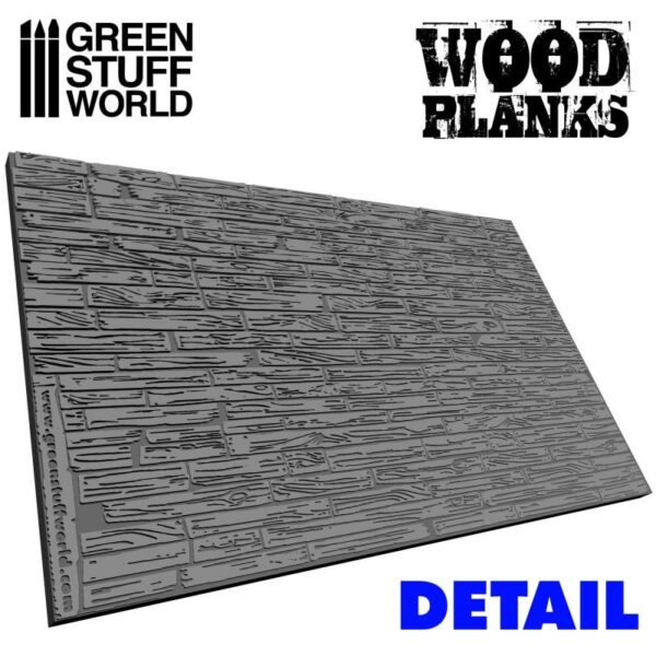 Green Stuff World    Rolling Pin WOOD PLANKS - 8436554362264ES - 8436554362264