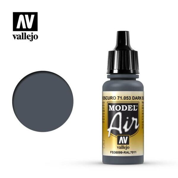 Vallejo    Model Air: Dark Sea Grey - VAL053 - 8429551710534