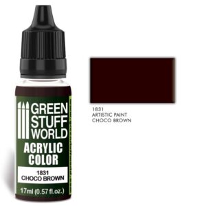 Green Stuff World    Acrylic Color CHOCO BROWN - 8436574501902ES - 8436574501902