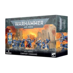 Games Workshop Warhammer 40,000   Space Marines Company Command - 99120101301 - 5011921142194