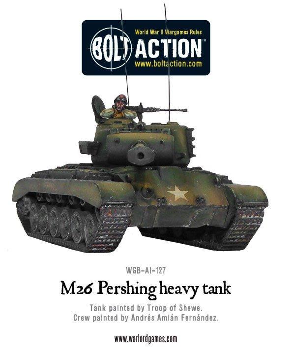 Warlord Games Bolt Action   M26 Pershing Heavy Tank - WGB-AI-127 - 5060200848623