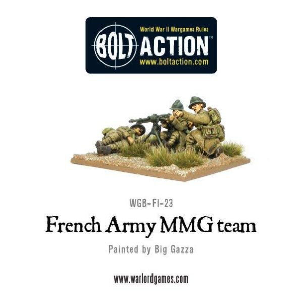 Warlord Games Bolt Action   Early War French MMG Team - WGB-FI-23 - 5060200841570