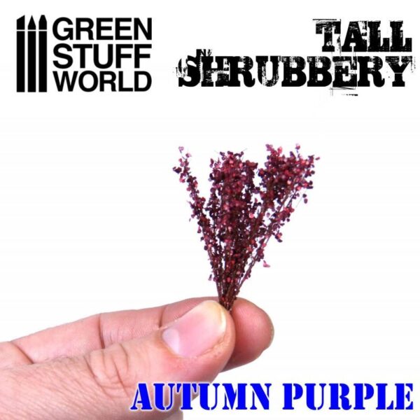 Green Stuff World    Tall Shrubbery - Autumn Purple - 8436574504316ES - 8436574504316