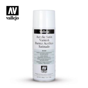 Vallejo    AV Vallejo Spray Varnish - - 400ml Satin - VAL28532 - 8429551285322