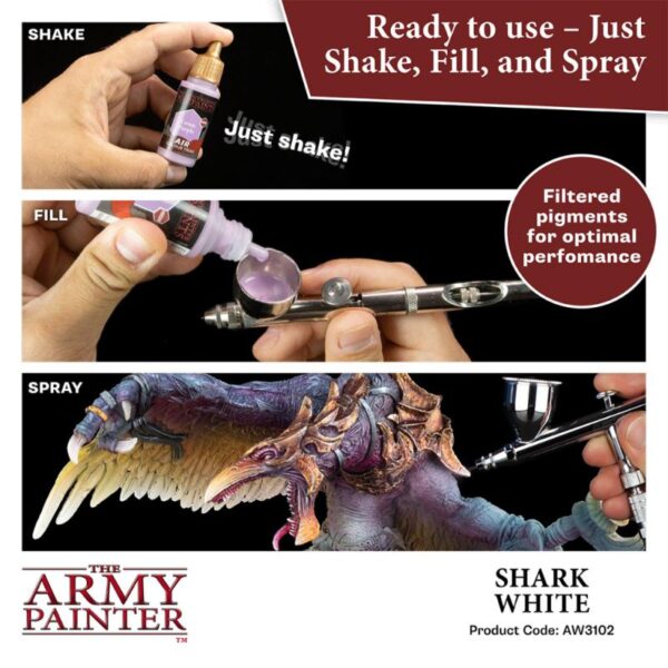 The Army Painter    Warpaint Air: Shark White - APAW3102 - 5713799310285