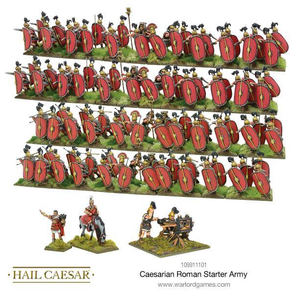 Warlord Games Hail Caesar   Caesarian Roman Starter Army - 109911101 - 5060393704904