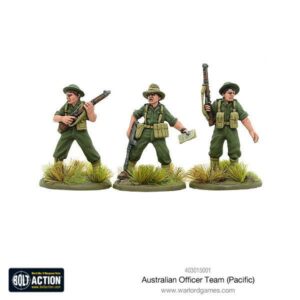 Warlord Games Bolt Action   Australian Officer Team (Pacific) - 403015001 - 5060393707462
