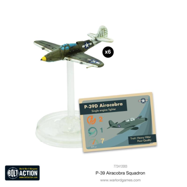 Warlord Games Blood Red Skies   P-39 Airacobra squadron - 772412003 -