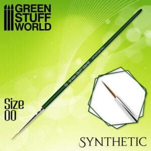 Green Stuff World    GREEN SERIES Synthetic Brush - Size 00 - 8436574506877ES - 8436574506877