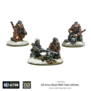 Warlord Games Bolt Action   US Army 50cal HMG Team (Winter) - 403013004 - 5060393704584