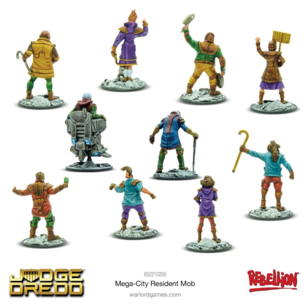 Warlord Games Judge Dredd   Judge Dredd: Mega-City Resident Mob - 652210205 - 5060917991780