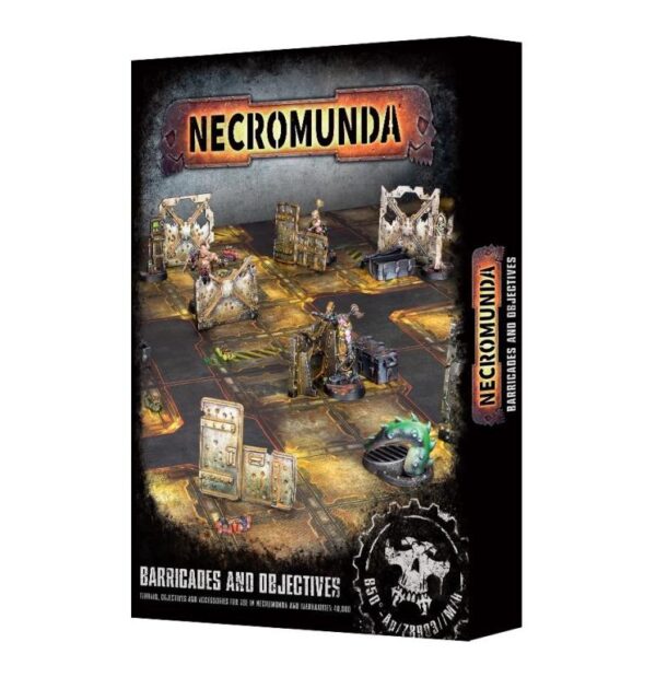 Games Workshop (Direct) Warhammer 40,000 | Necromunda   Necromunda: Barricades & Objectives - 99120599001 - 5011921094578