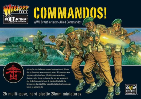 Warlord Games Bolt Action   British Commandos! (25) - 402011007 - 5060200841709