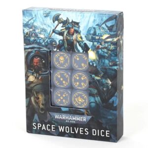 Games Workshop Warhammer 40,000   Warhammer 40,000: Space Wolves Dice Set - 99220101022 - 5011921141630