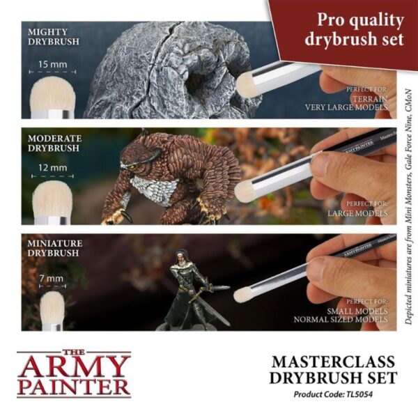 The Army Painter    Masterclass Drybrush Set - APTL5054 - 5713799505407