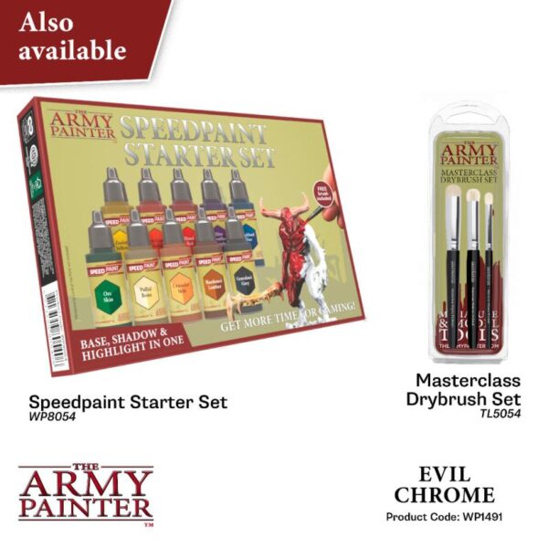The Army Painter    Warpaint: Evil Chrome - APWP1491 - 5713799149106