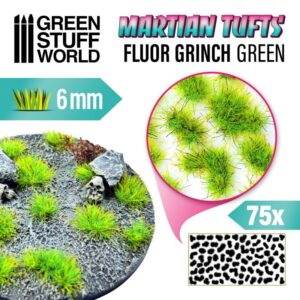 Green Stuff World    Martian Fluor Tufts - FLUOR GRINCH GREEN - 8435646501765ES - 8435646501765