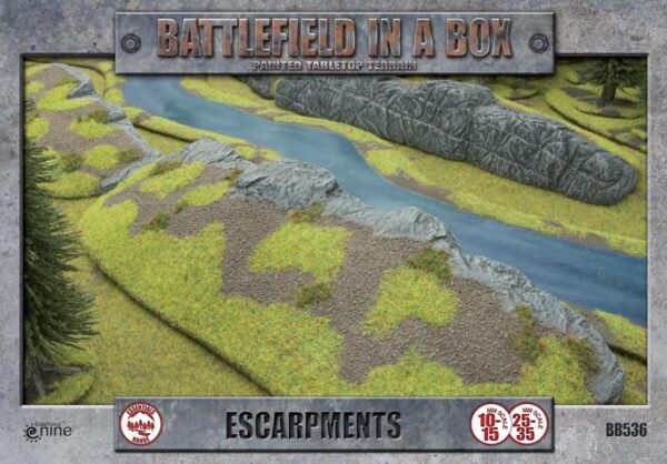 Gale Force Nine    Battlefield in a Box: Escarpments - BB536 - 9420020217591