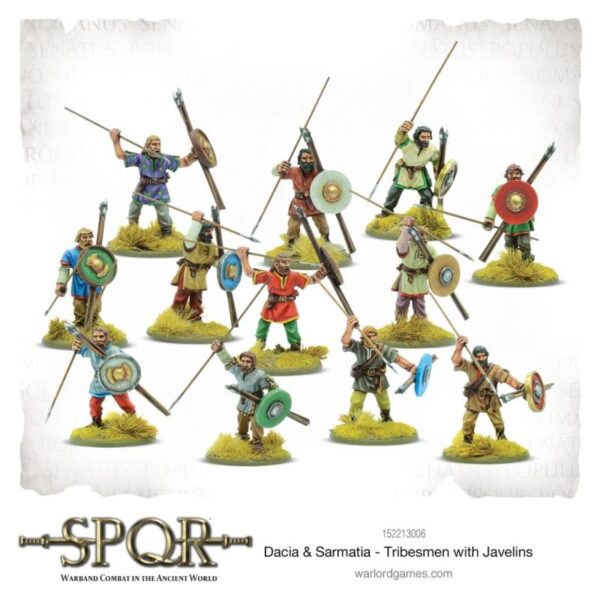 Warlord Games SPQR   SPQR: Dacia & Sarmatia Tribesmen with Javelins - 152213006 - 5060572505490