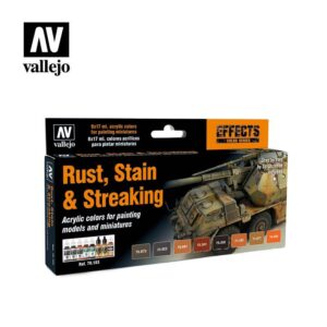 Vallejo    Model Color Set - Rust, Stains and Streaking (x8) - VAL70183 - 8429551701839