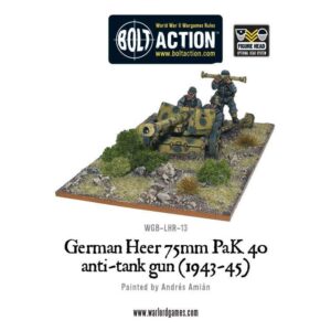 Warlord Games Bolt Action   German Heer PaK 40 - WGB-LHR-13 - 5060200846193