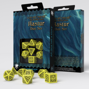 Q-Workshop    Call of Cthulhu The Outer Gods Hastur Dice Set (7) - SCTS58 - 5907699493609