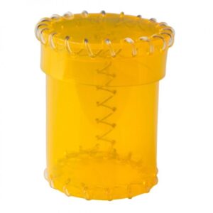 Q-Workshop    Age of Plastic Yellow Dice Cup (PVC) - CAOP142 - 5907699495641
