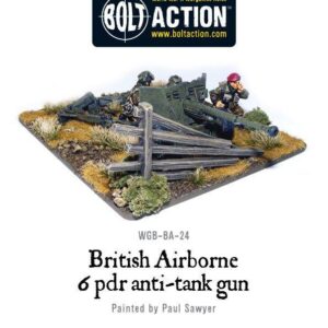 Warlord Games Bolt Action   British Para 6 Pounder ATG & Crew - WGB-BA-24 - 5060200840863