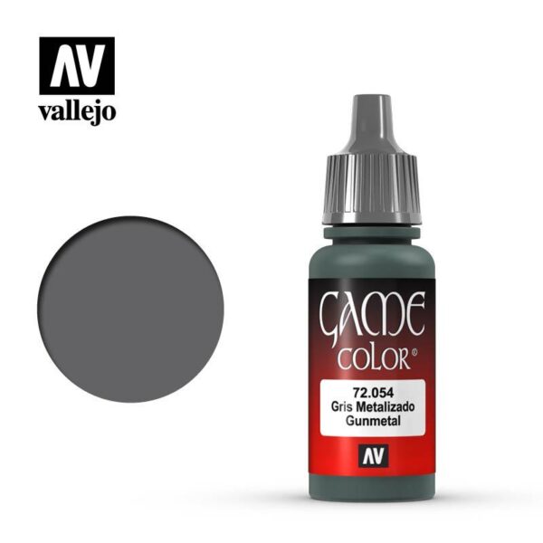 Vallejo    Game Color: Gunmetal - VAL72054 - 8429551720540
