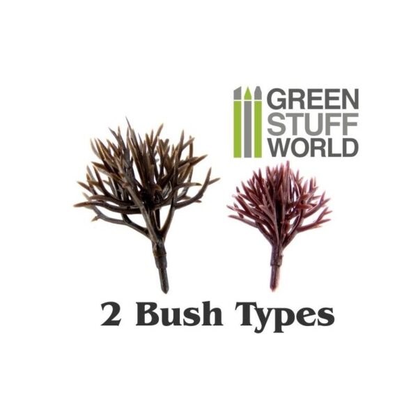Green Stuff World    20x Model Bush Trunks - 8436554365920ES - 8436554365920