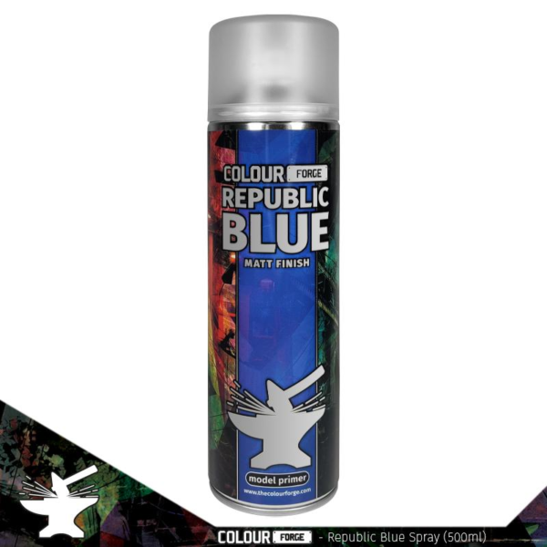 The Colour Forge    Colour Forge Spray: Republic Blue  (500ml) - TCF-SPR-016 - 5060843101291
