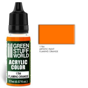 Green Stuff World    Acrylic Color FLAMING ORANGE - 8436574501438ES - 8436574501438